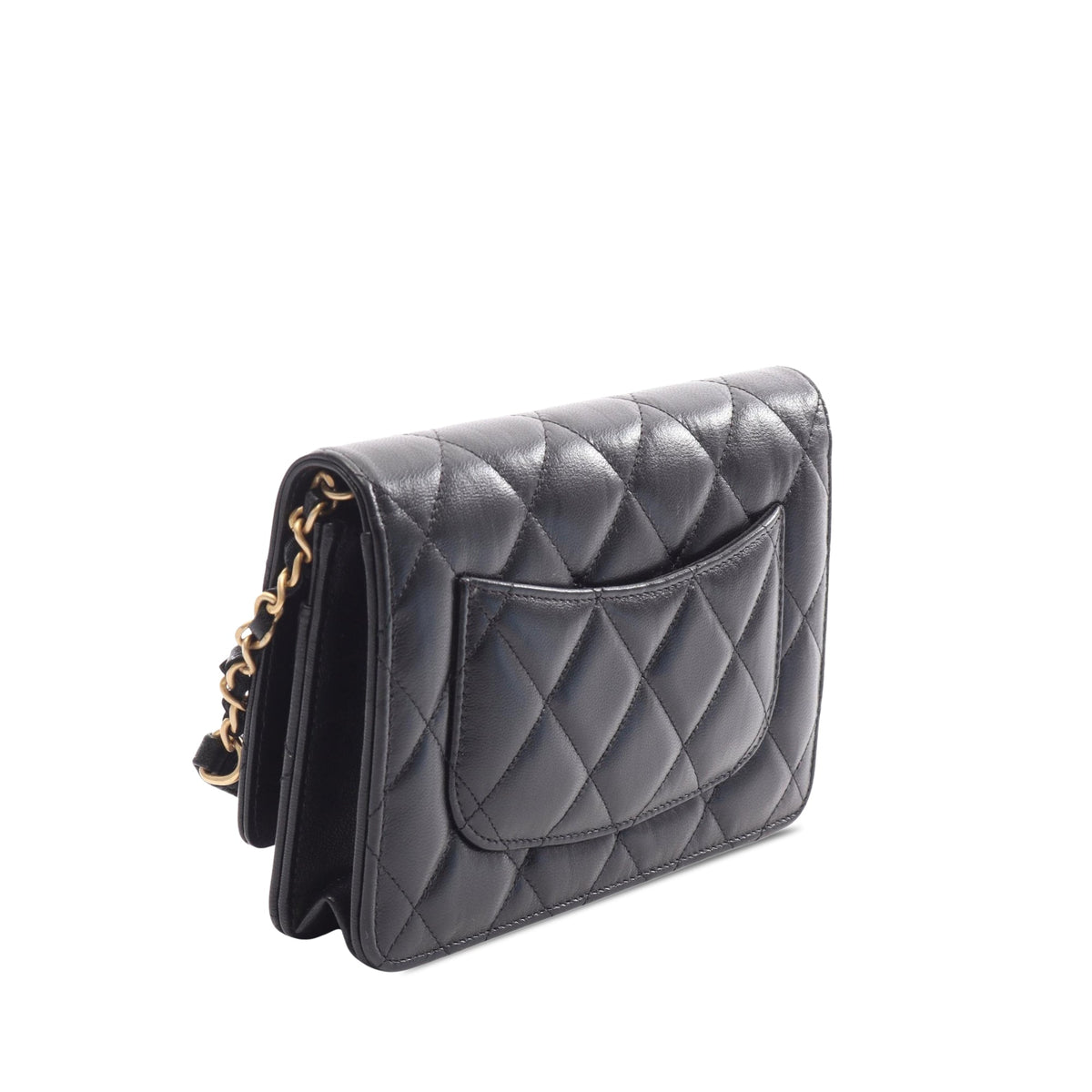 Chanel Quilted Goatskin Punk Essentials Wallet On Chain