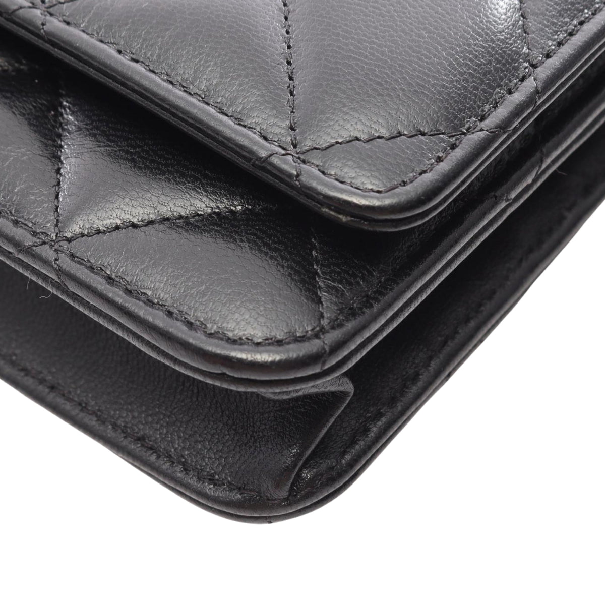 Chanel Quilted Goatskin Punk Essentials Wallet On Chain