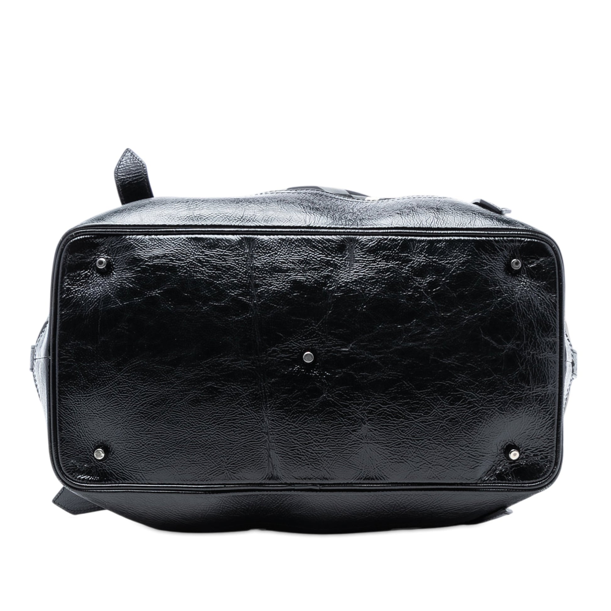 Burberry Medium Beat Check Nylon Lowry Satchel