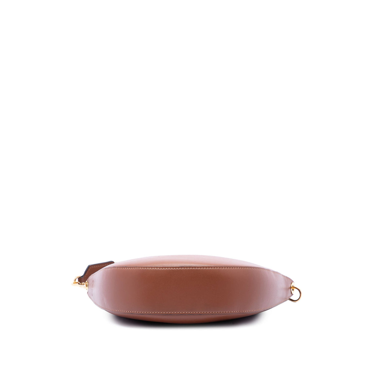 LOEWE Small Leather Luna Hobo — Brown