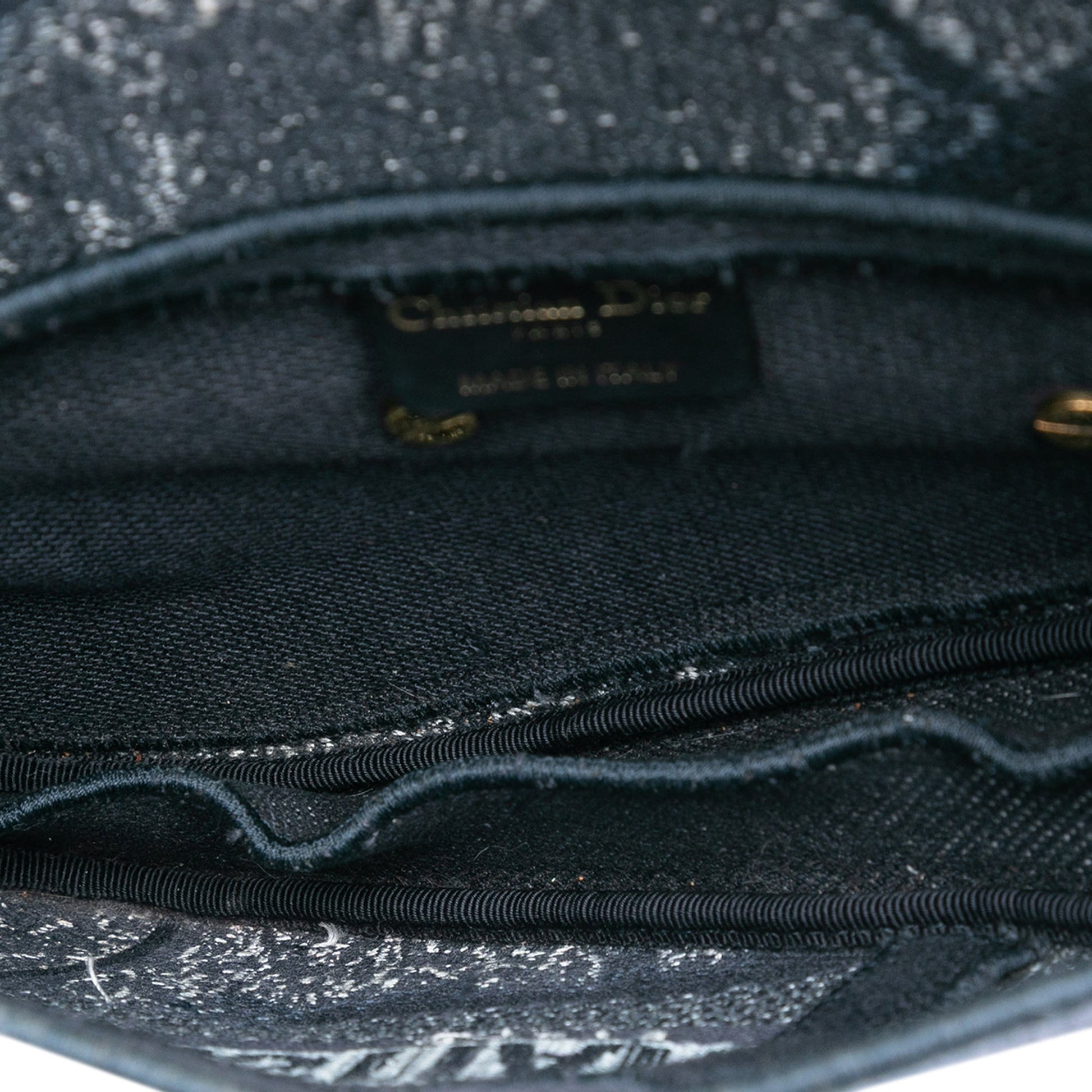 Canvas Embroidered Tie Dye Saddle Bag