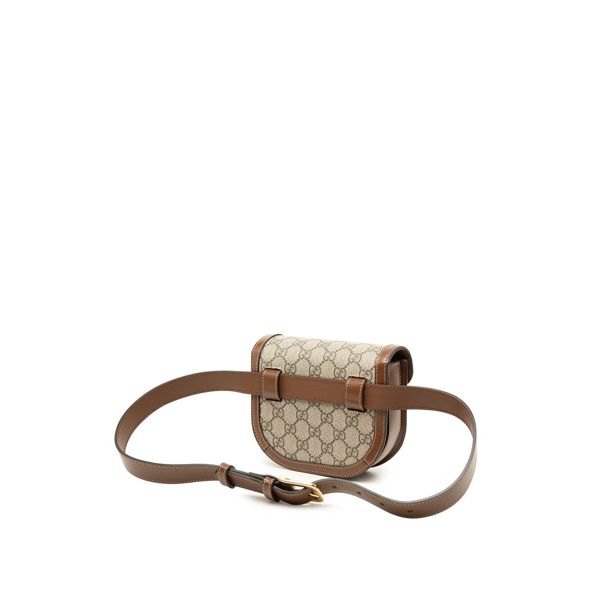 Gucci GG Supreme Horsebit 1955 Rounded Belt Bag