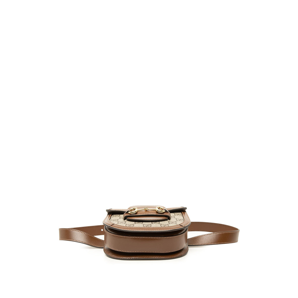 Gucci GG Supreme Horsebit 1955 Rounded Belt Bag