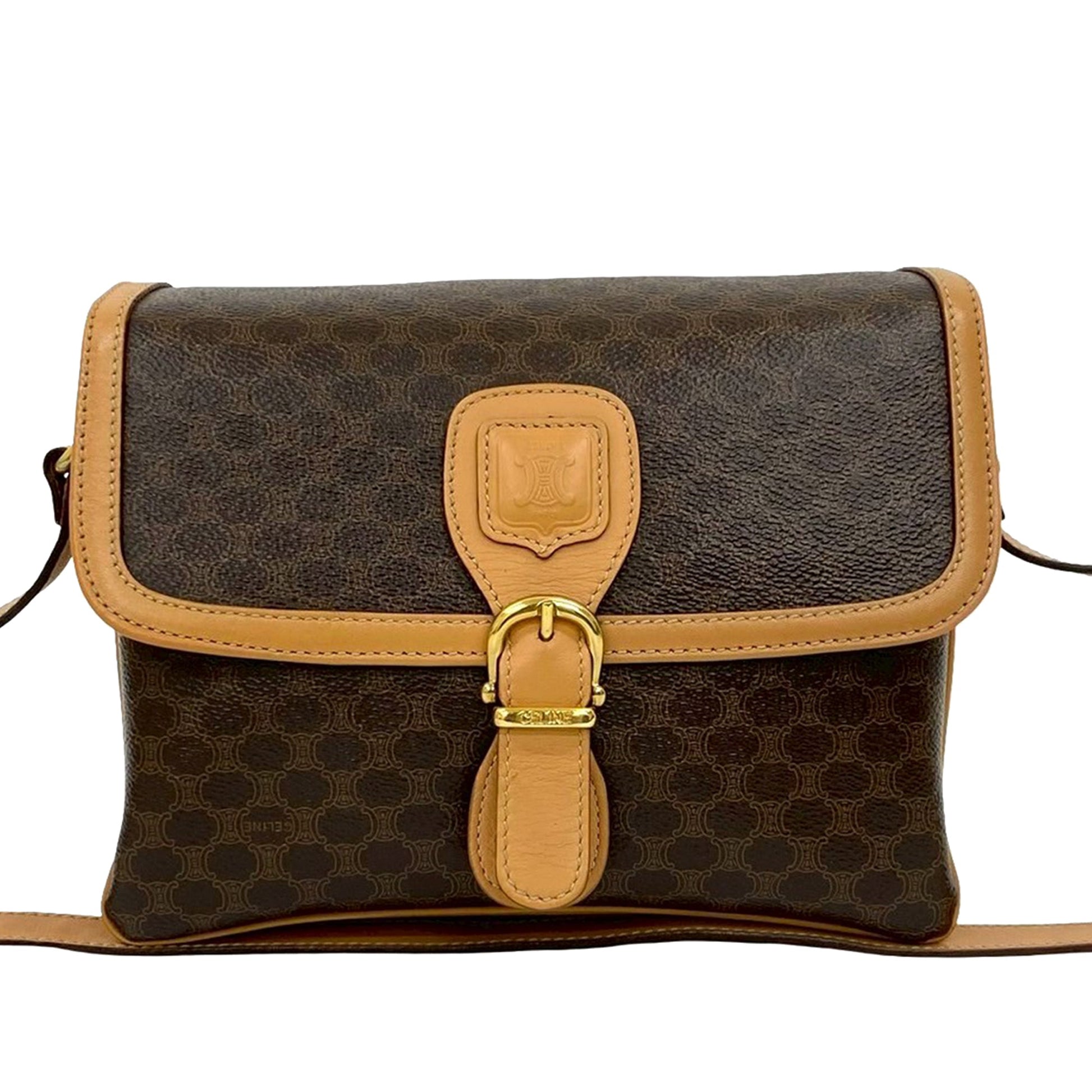 Celine Macadam Coated Canvas Crossbody