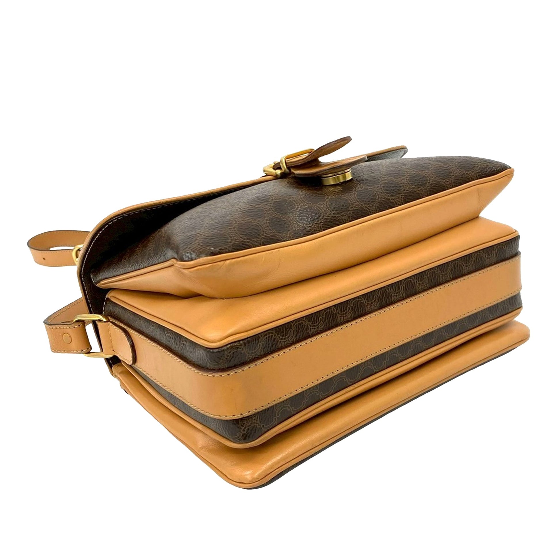 Celine Macadam Coated Canvas Crossbody
