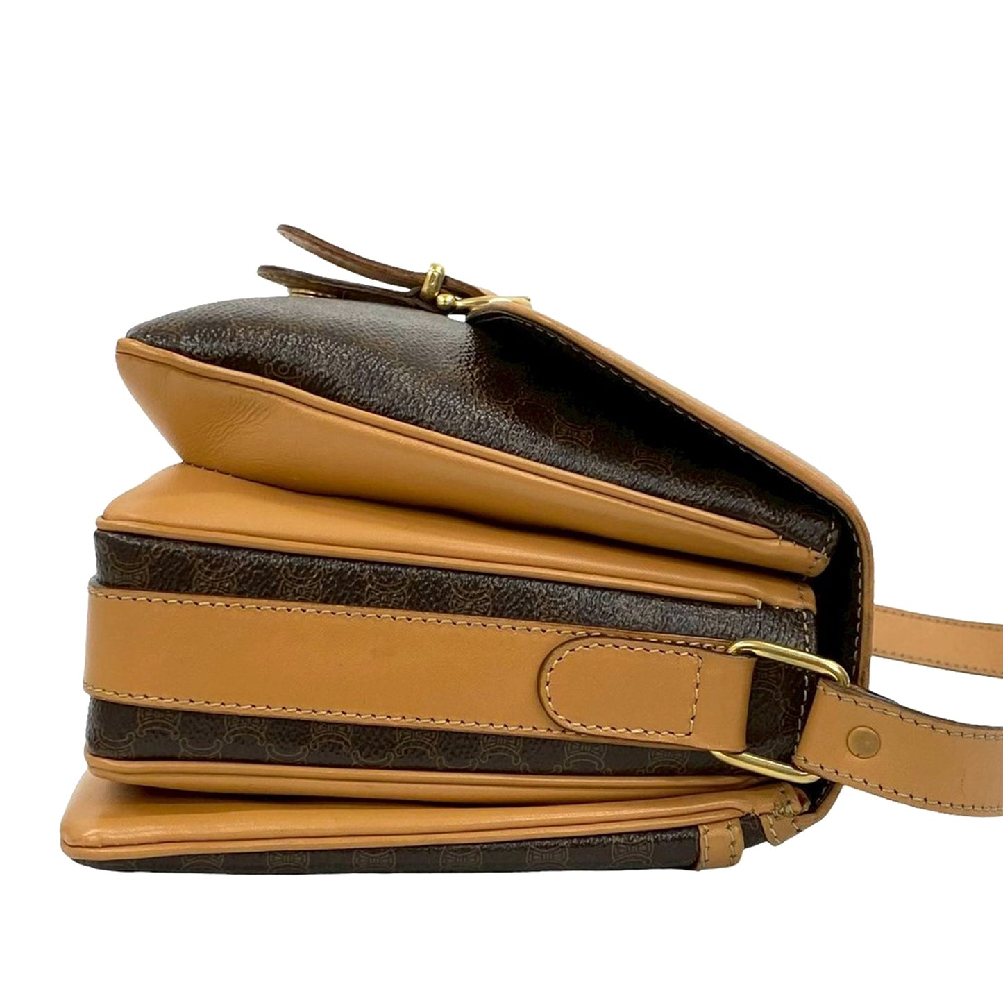 Celine Macadam Coated Canvas Crossbody
