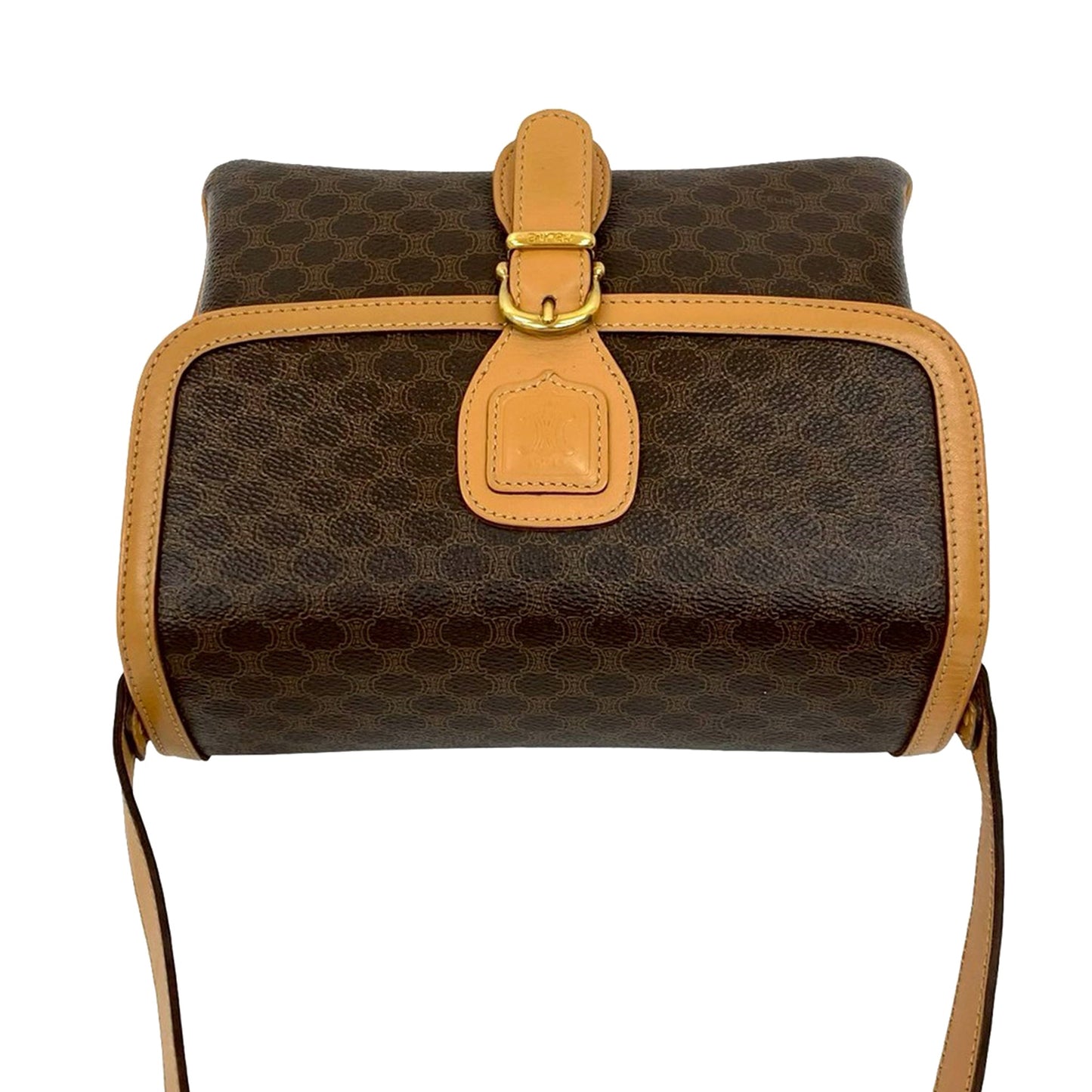 Celine Macadam Coated Canvas Crossbody
