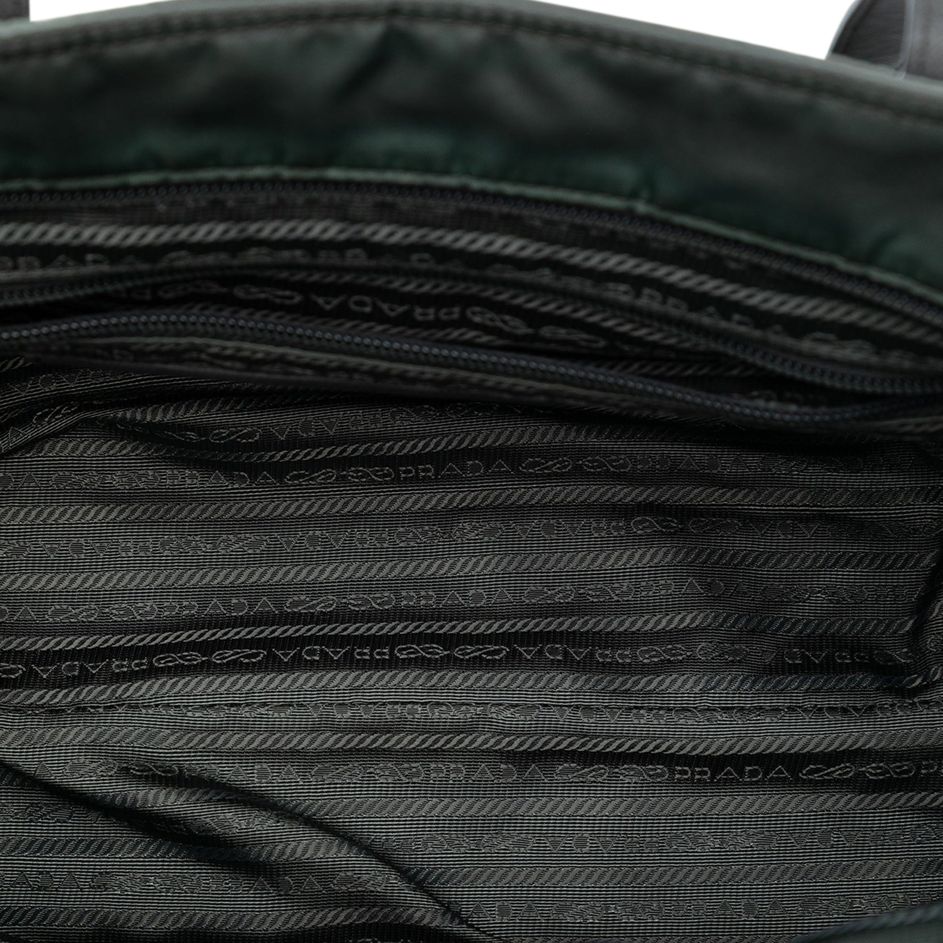Prada Tessuto Zip Top Convertible Tote
