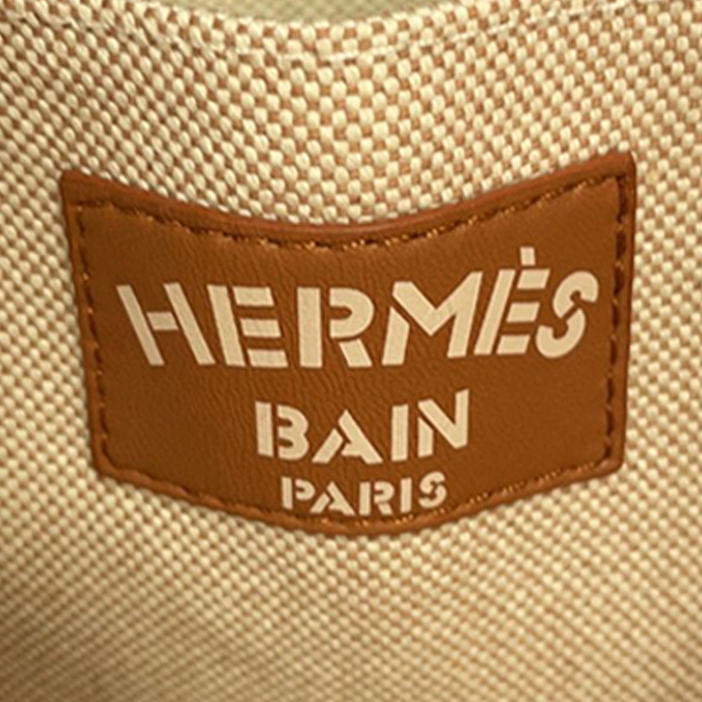 Hermès Toile Escale a la Plage Beach Bag