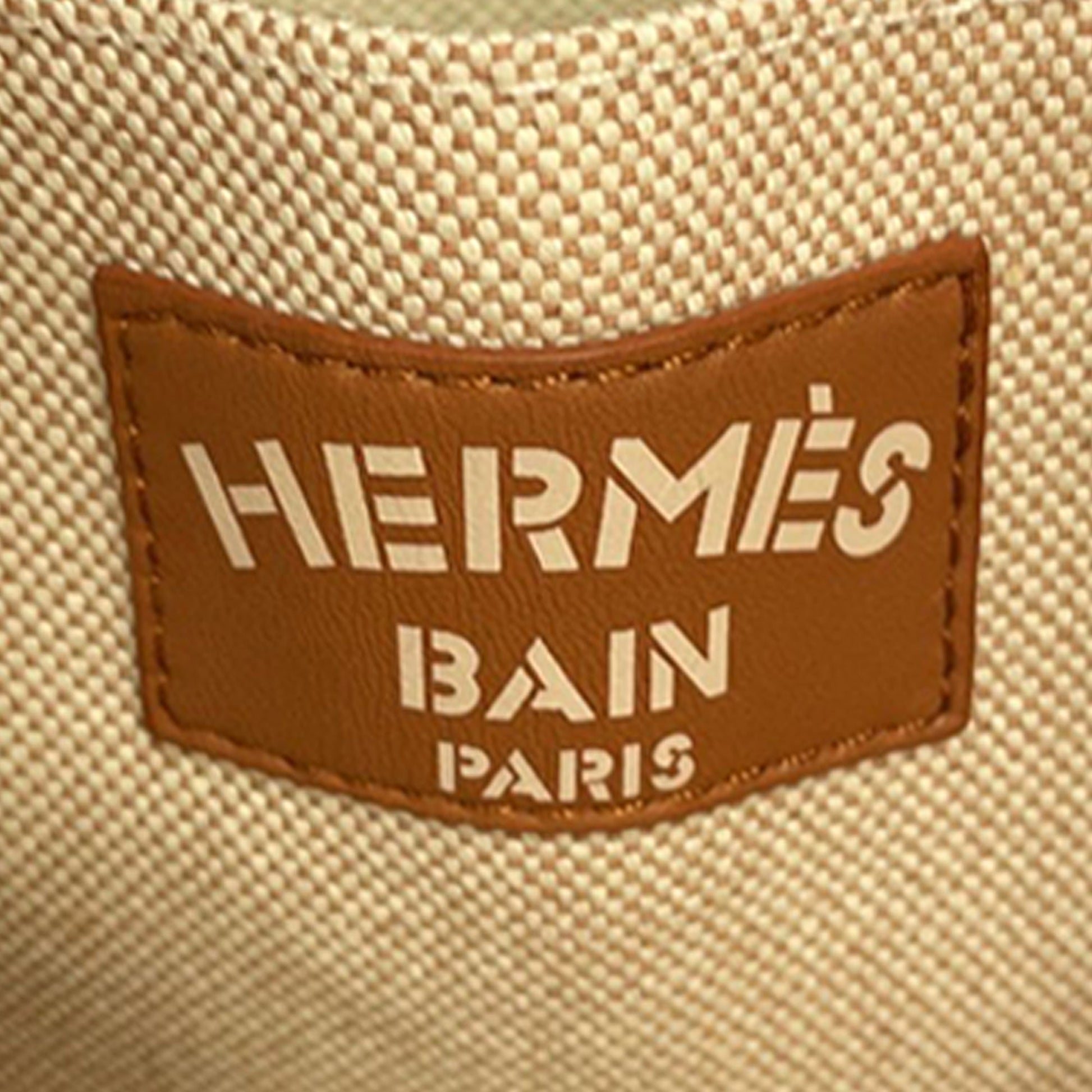 Hermès Toile Escale a la Plage Beach Bag