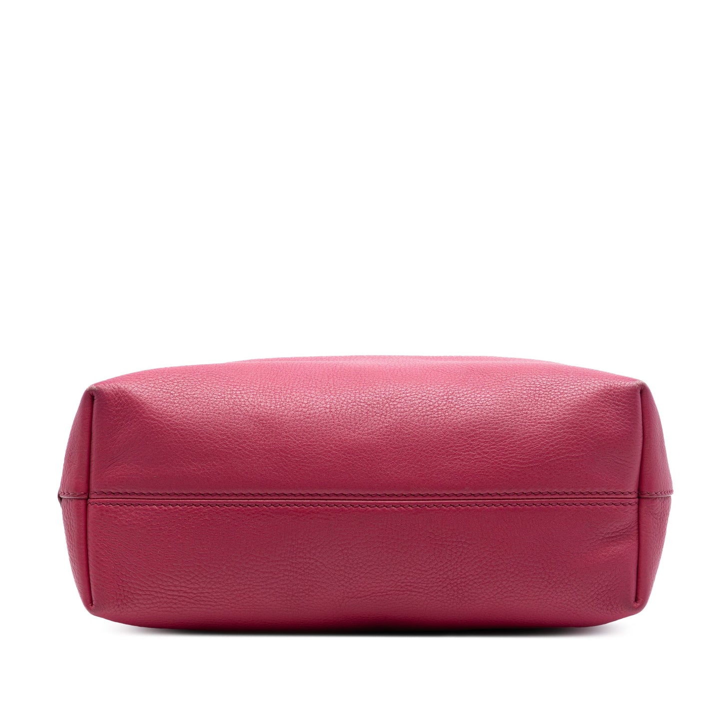 Prada Vitello Daino Embossed Canapa Logo Open Convertible Tote