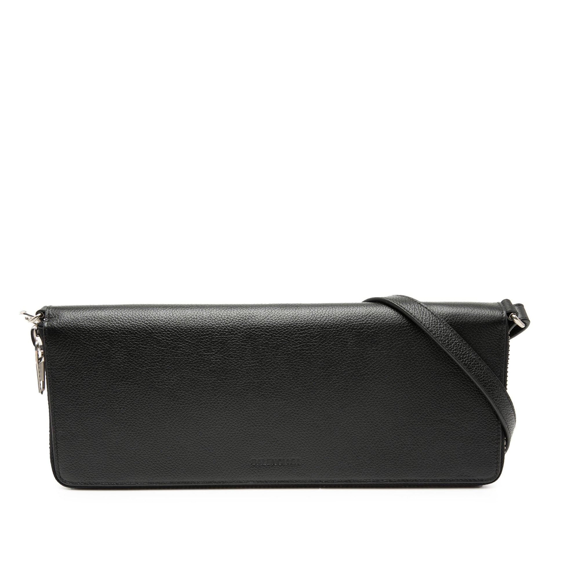Balenciaga Leather Leash Clutch