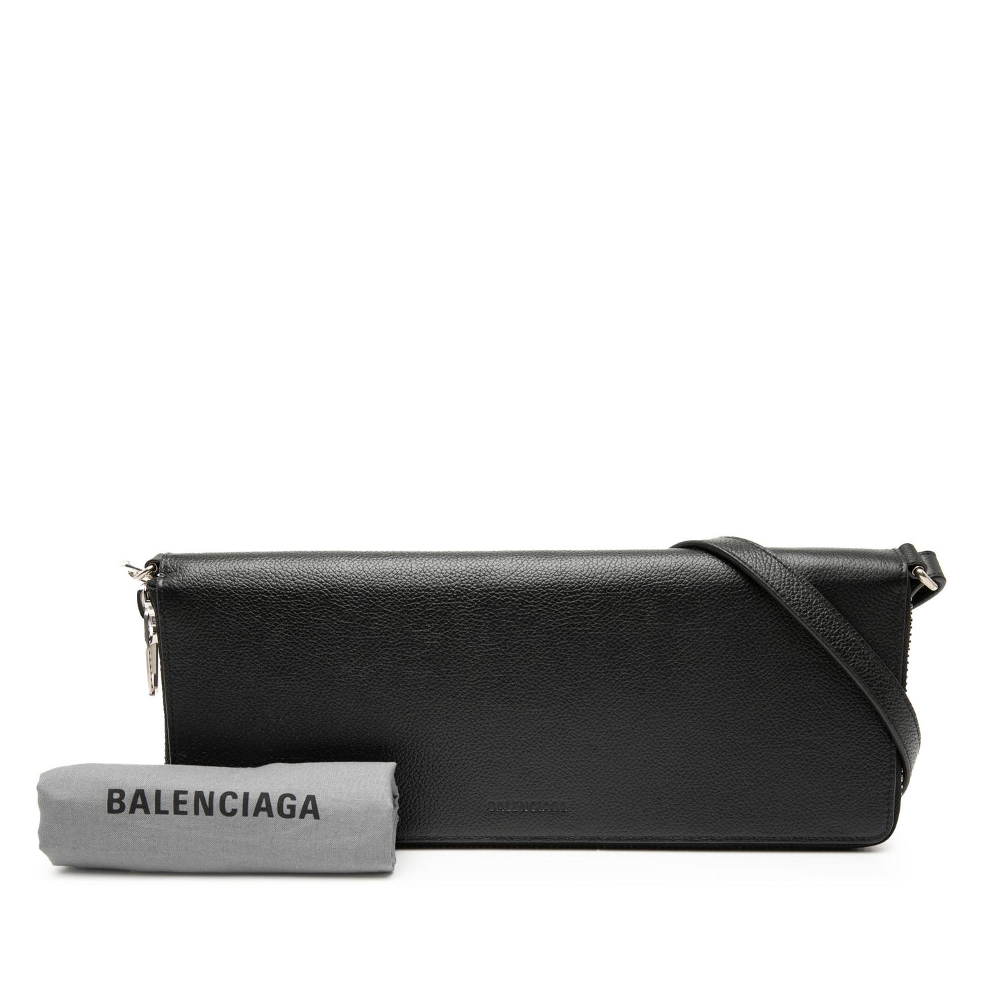 Balenciaga Leather Leash Clutch