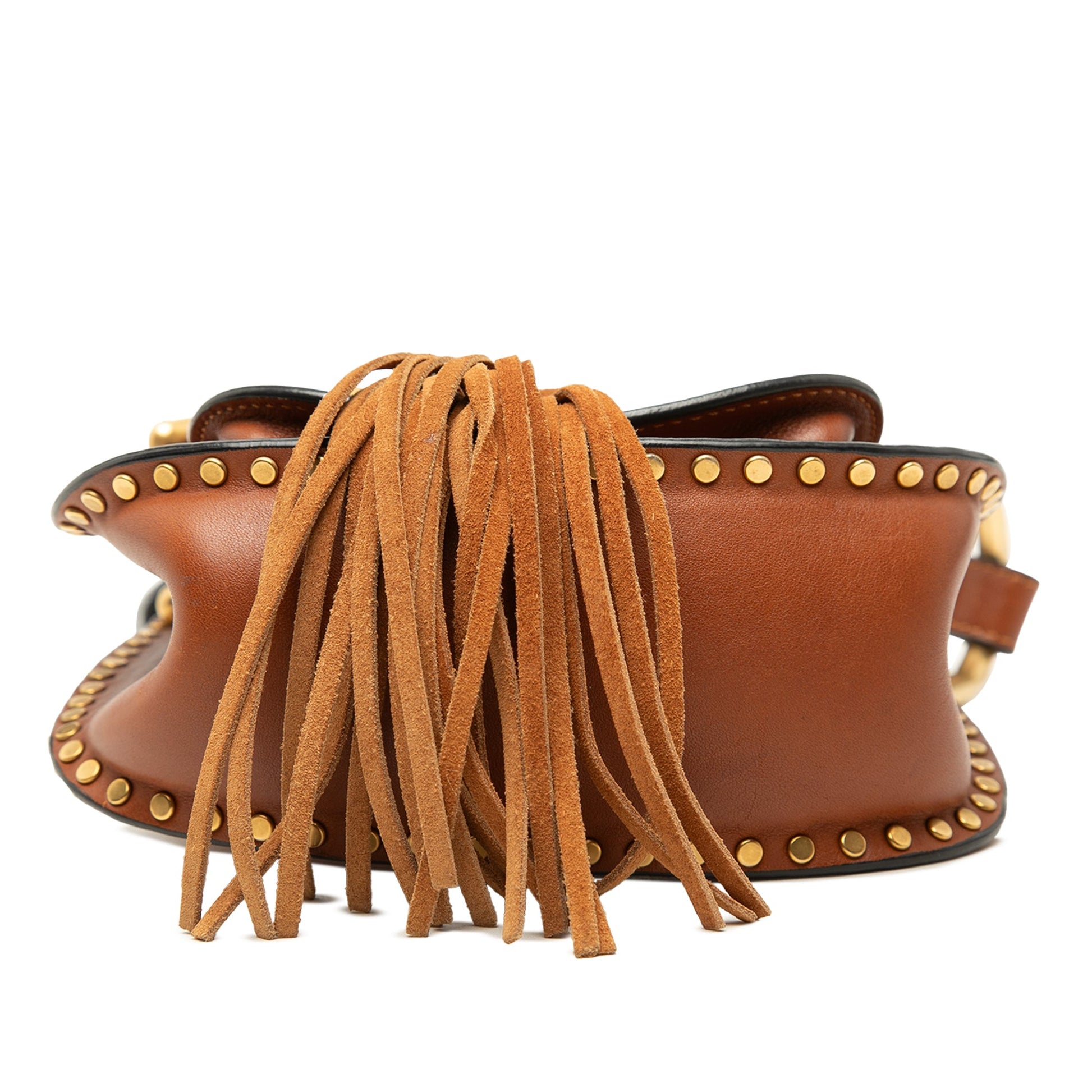 Chloé Small Leather Braided Hudson Crossbody