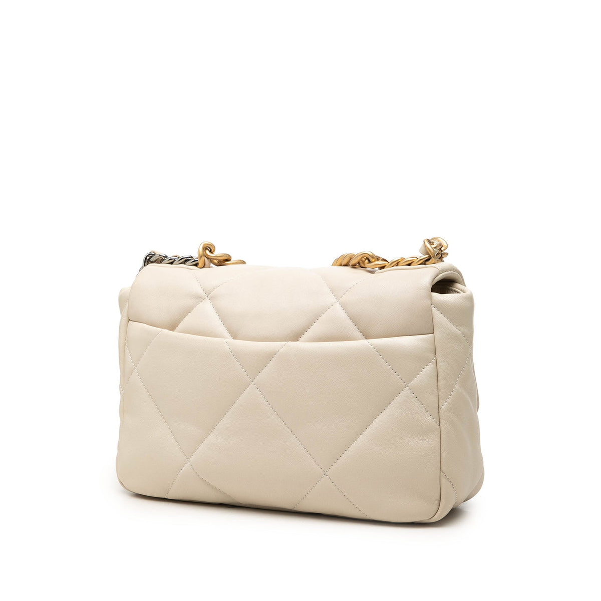 Chanel Medium Lambskin 19 Flap — Brown