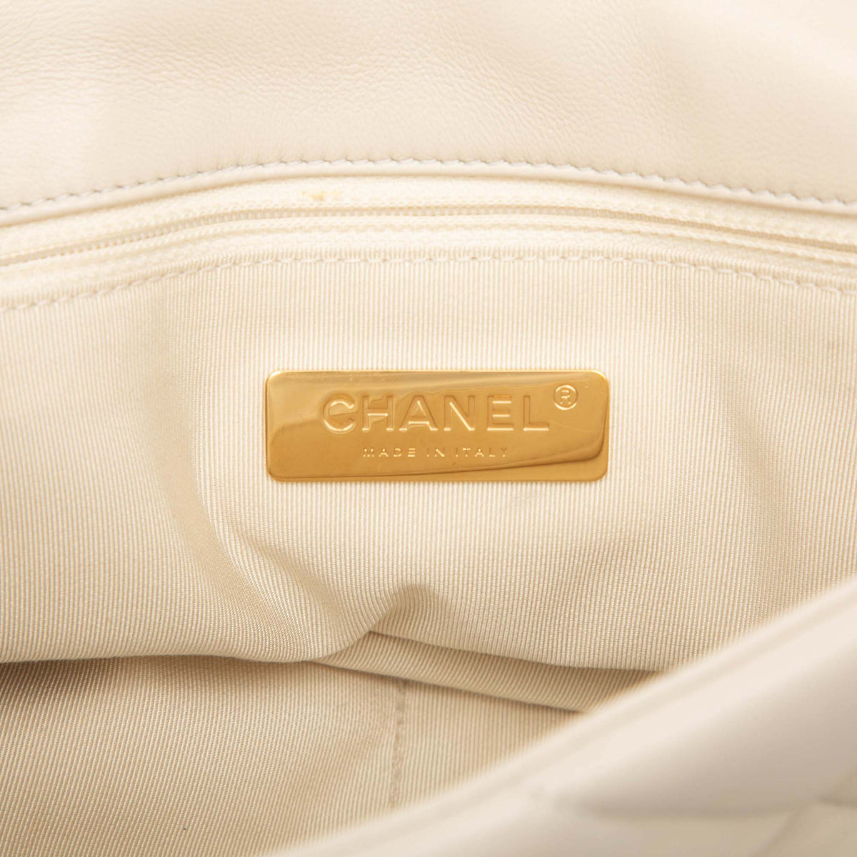 Chanel Medium Lambskin 19 Flap — Brown