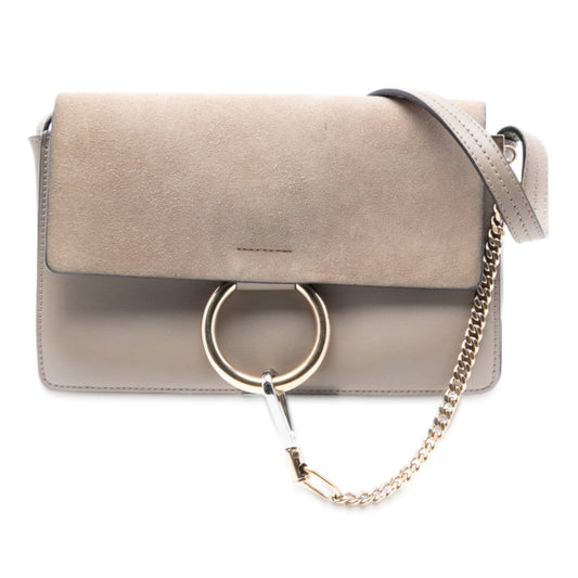 Chloé Small Suede and Calfskin Faye Crossbody