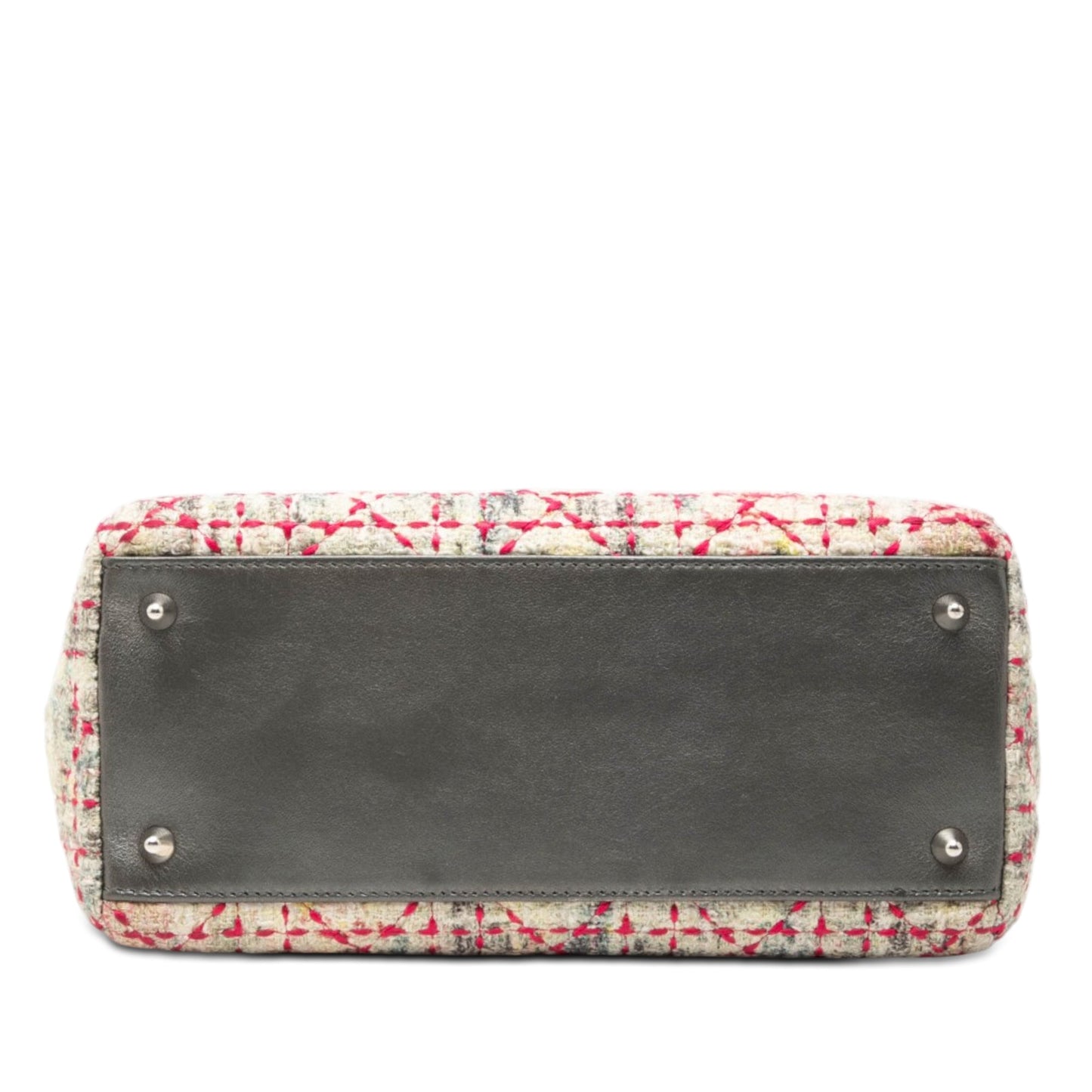Dior Medium Multicolor Tweed Cannage Lady Dior