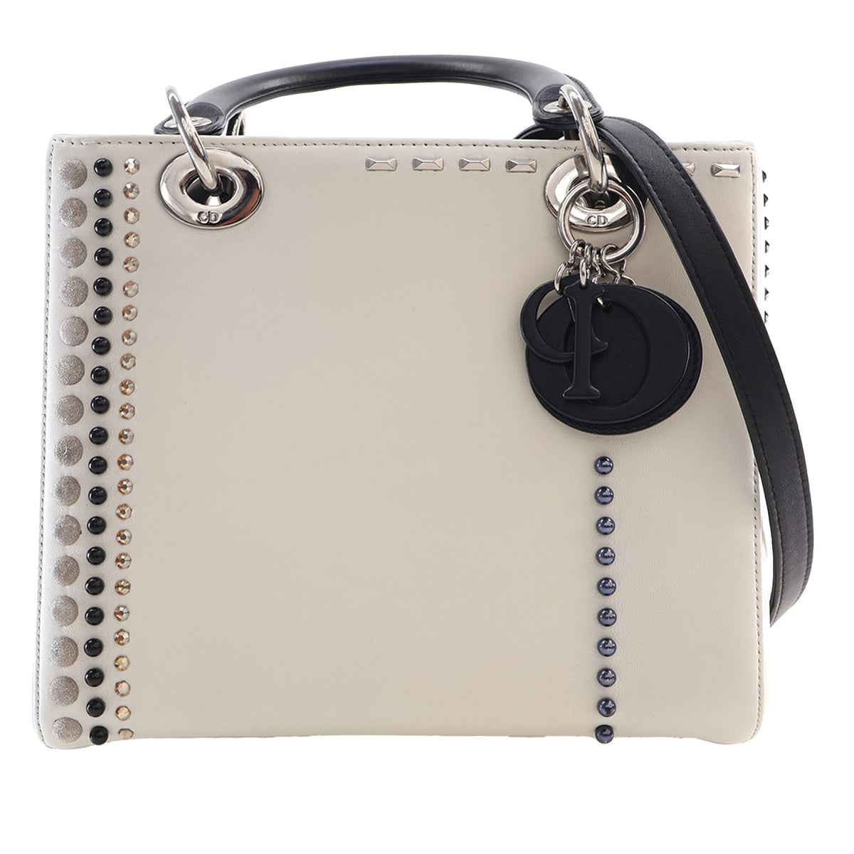 Dior Medium Studded Calfskin Lady Dior