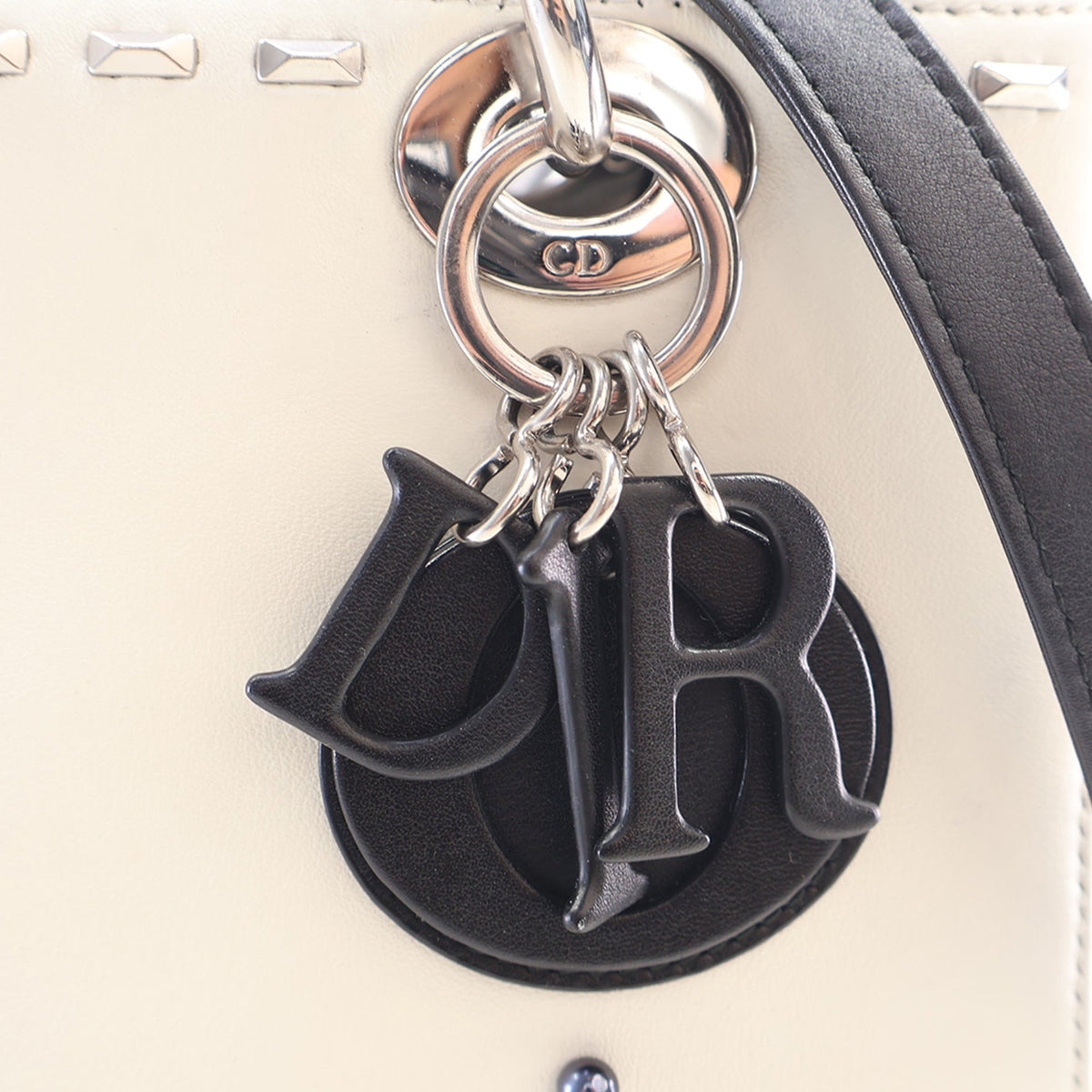 Dior Medium Studded Calfskin Lady Dior
