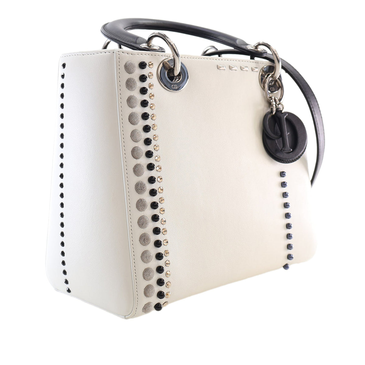 Dior Medium Studded Calfskin Lady Dior