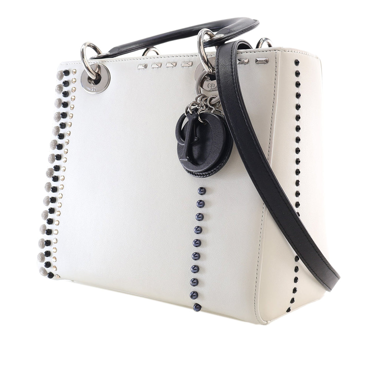 Dior Medium Studded Calfskin Lady Dior