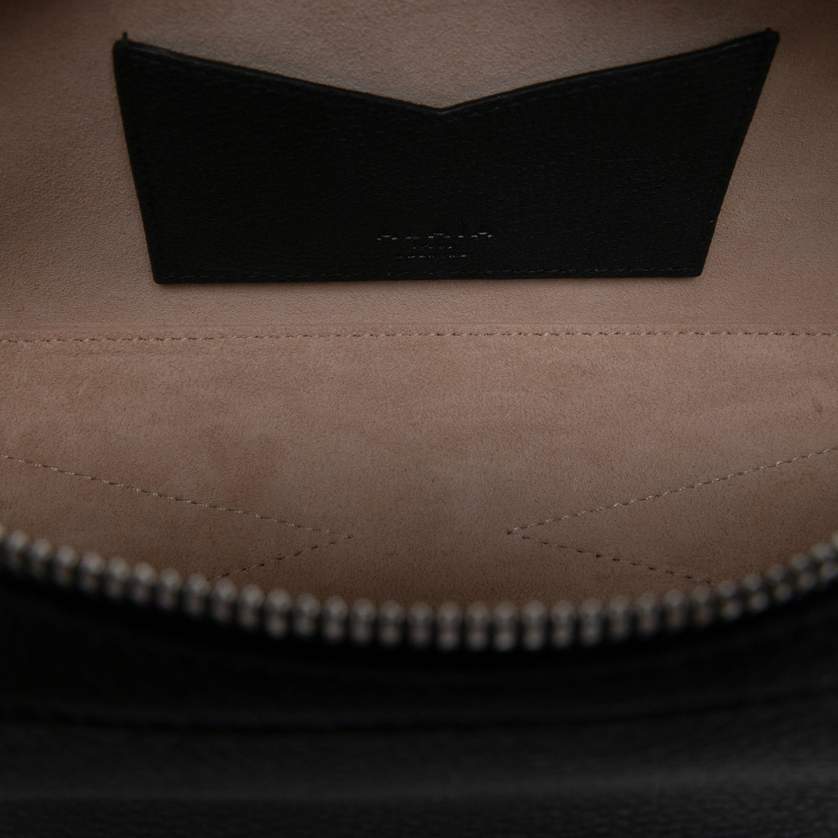 ALAÏA Medium Goatskin Le Teckel Shoulder Bag — Black