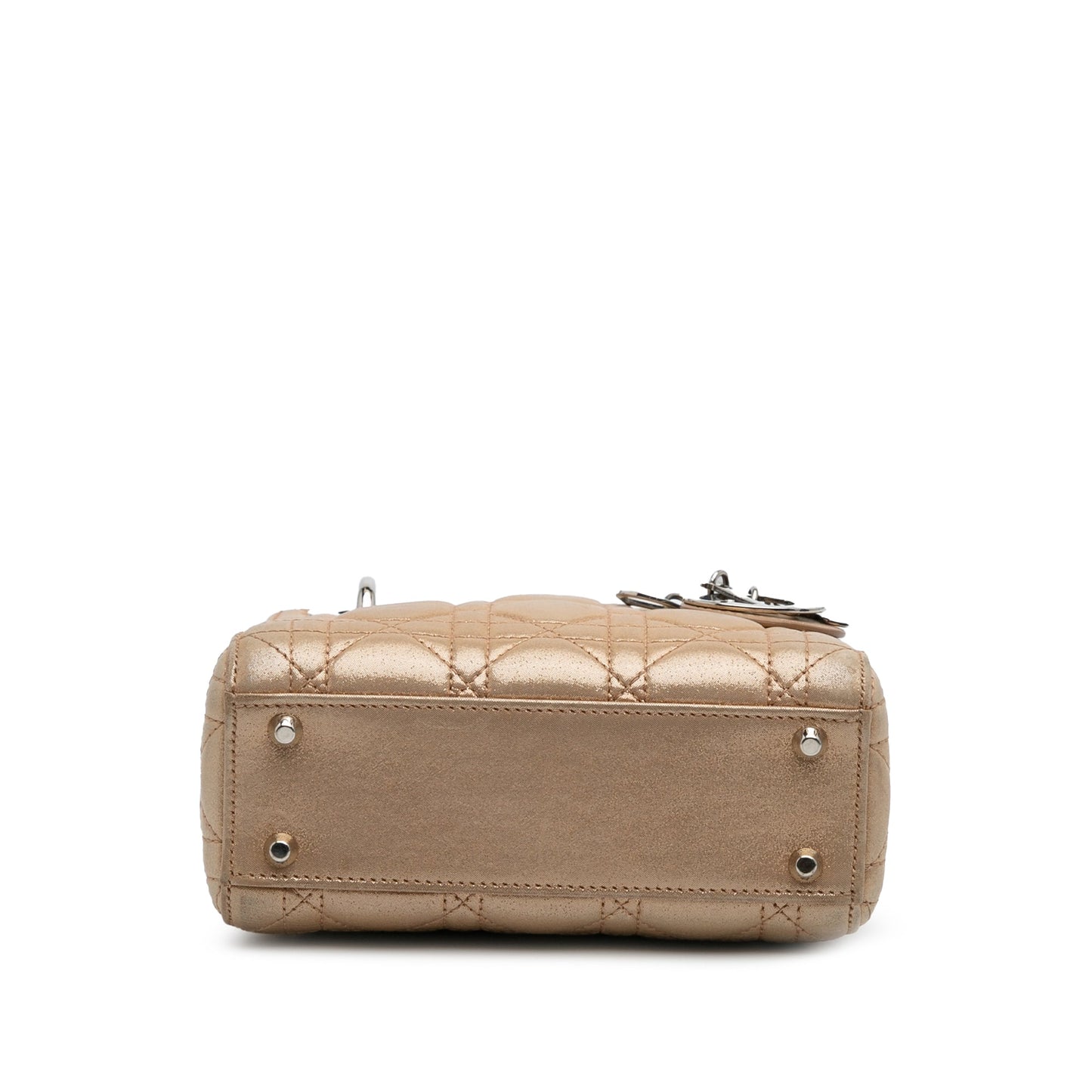 Dior Mini Iridescent Lambskin Cannage Lady Dior
