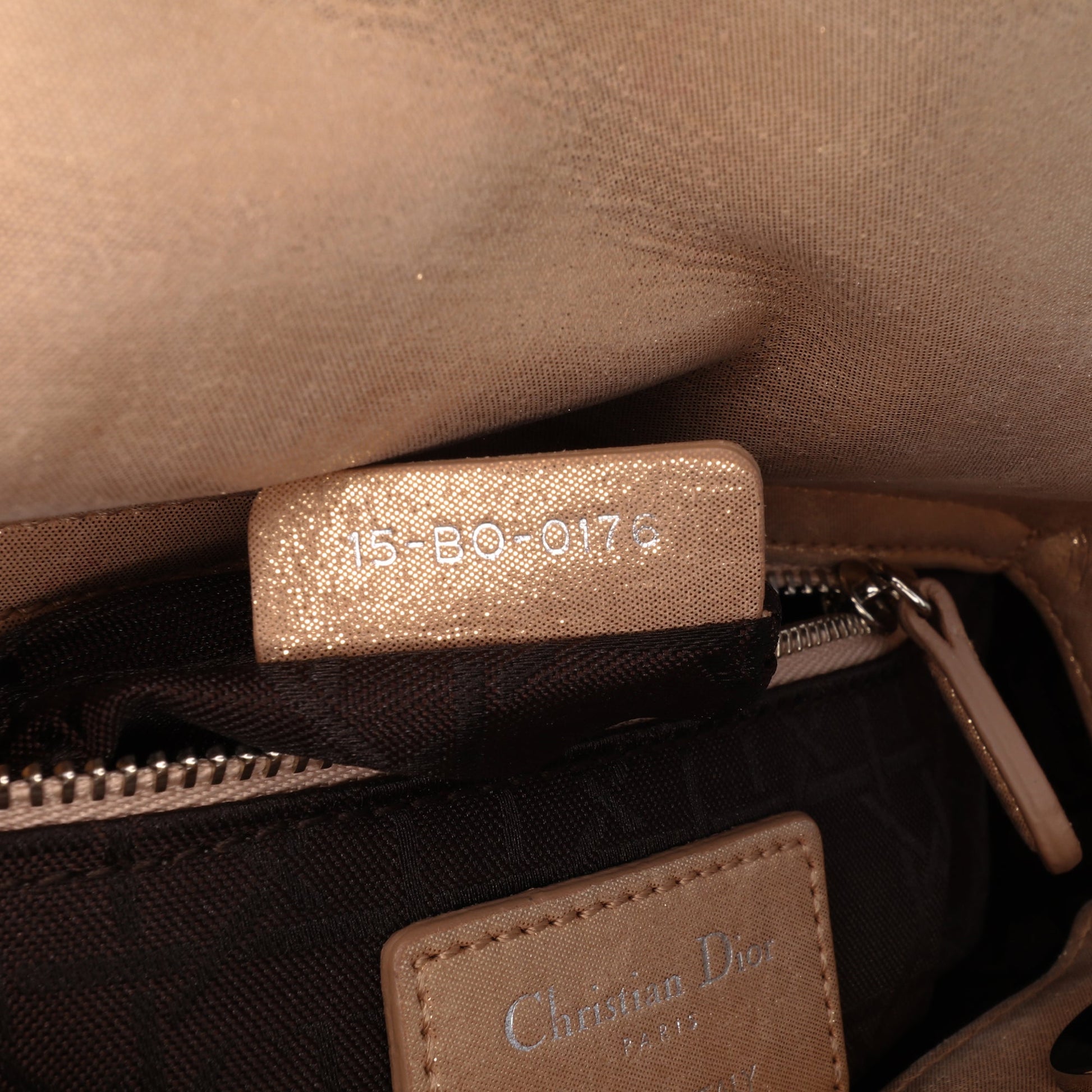 Dior Mini Iridescent Lambskin Cannage Lady Dior