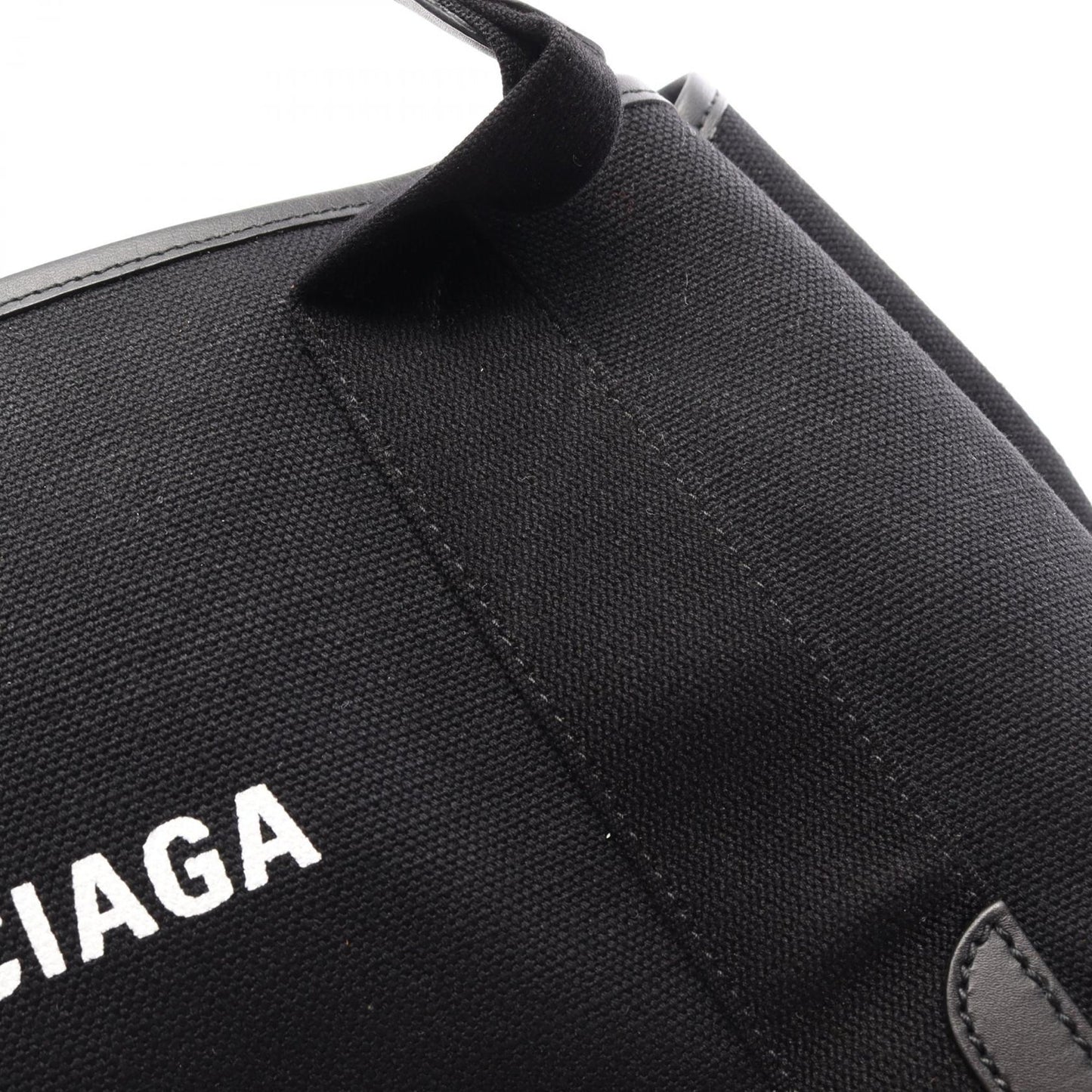 Balenciaga Canvas Navy Cabas Tote S