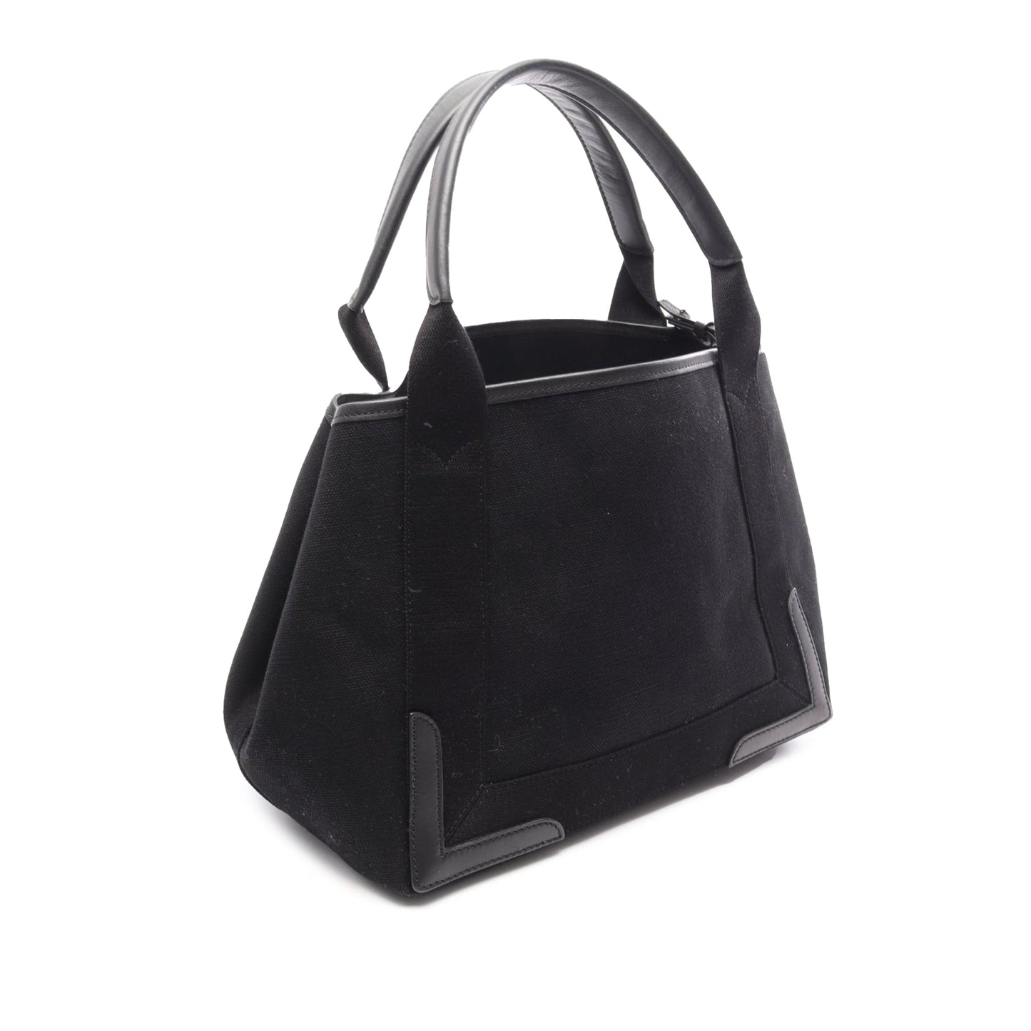 Balenciaga Canvas Navy Cabas Tote S