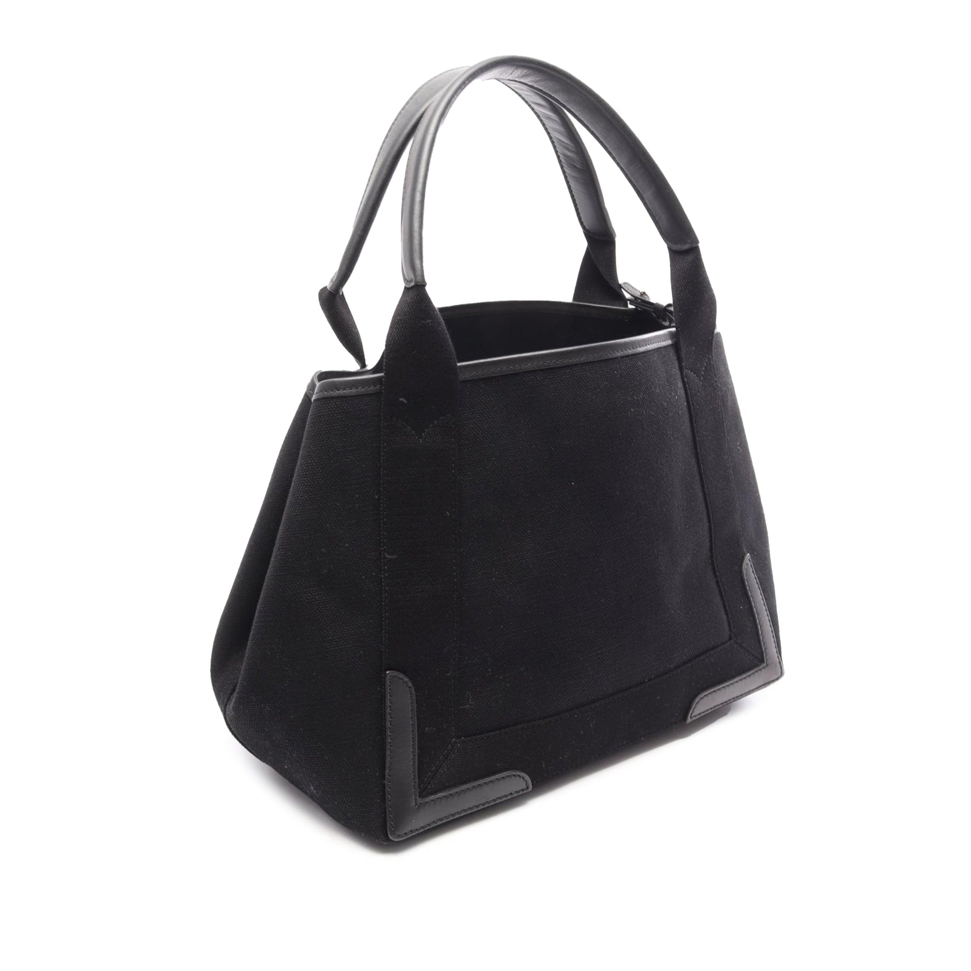 Balenciaga Canvas Navy Cabas Tote S