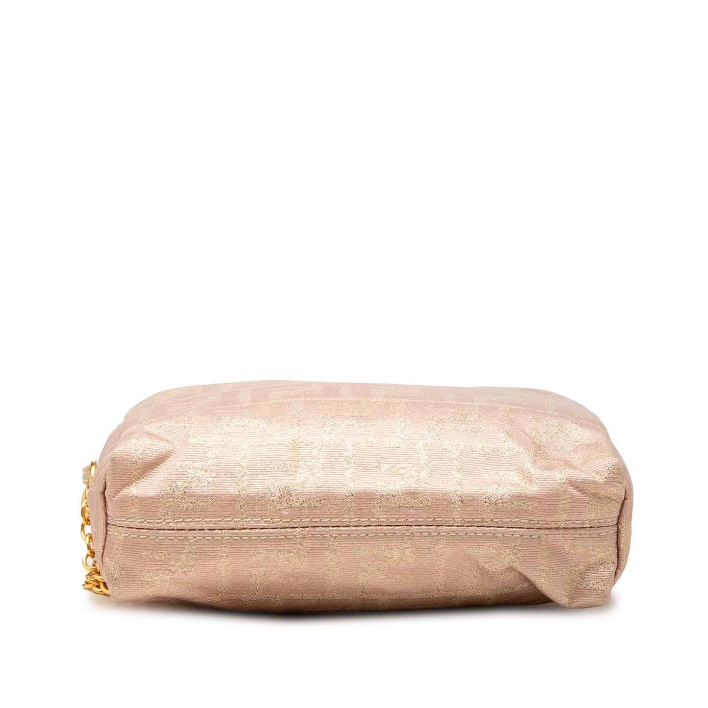 Fendi Zucca Canvas Chain Shoulder Bag