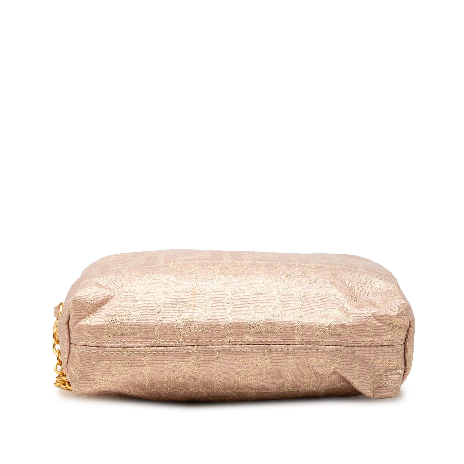 Fendi Zucca Canvas Chain Shoulder Bag