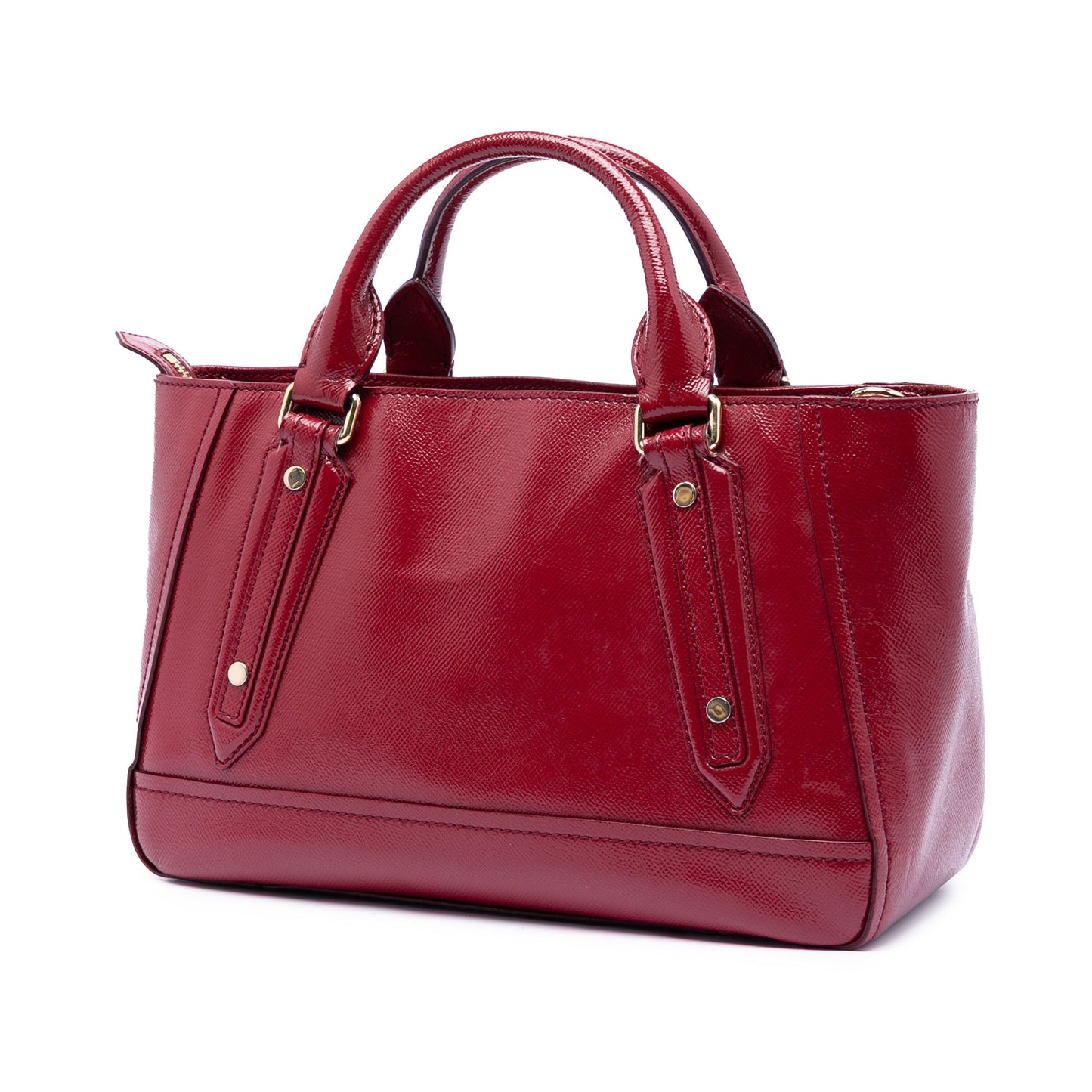 Burberry Patent Somerford Convertible Tote