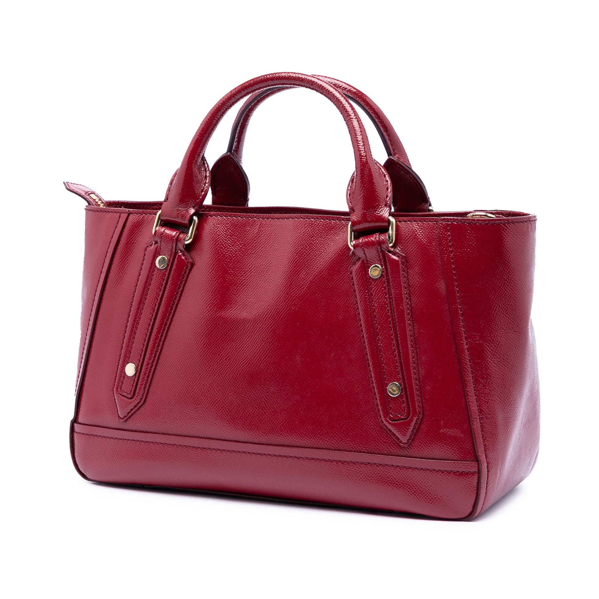 Burberry Patent Somerford Convertible Tote