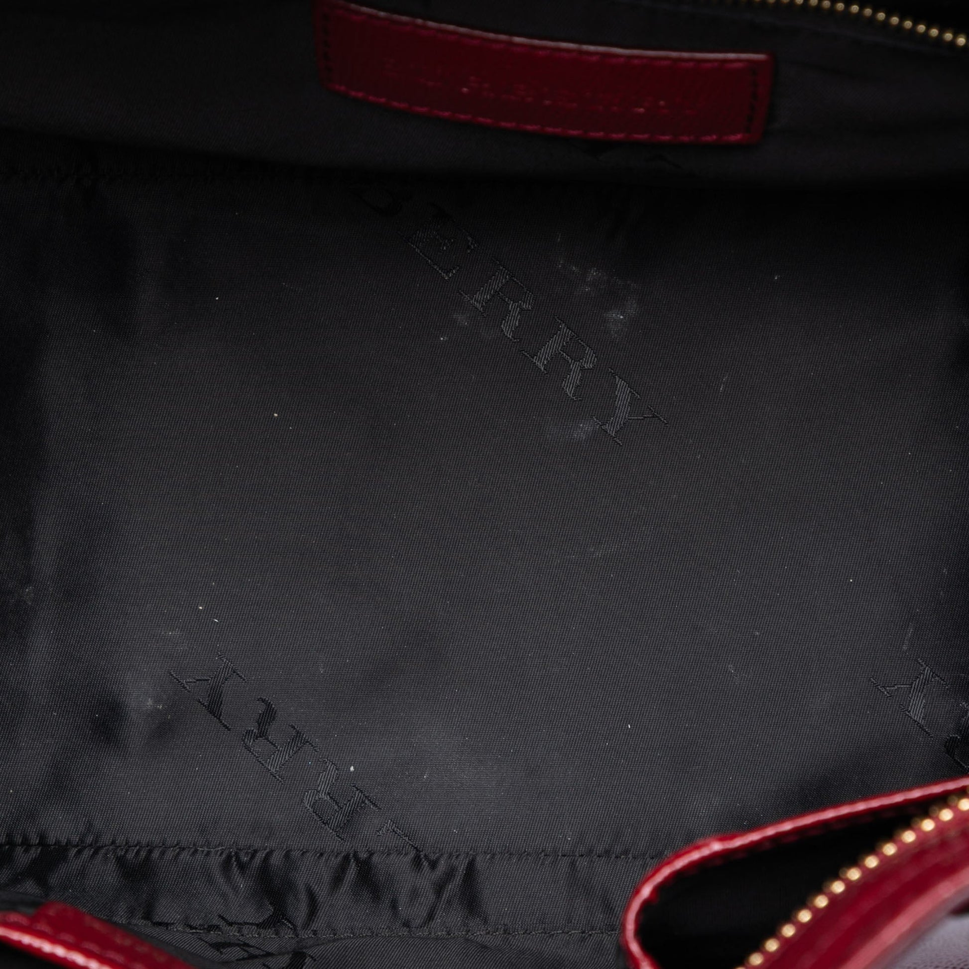 Burberry Patent Somerford Convertible Tote