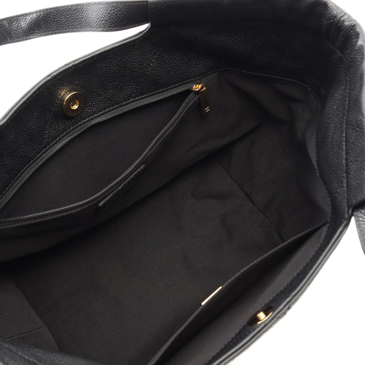 Chanel CC Quilted Caviar Tote