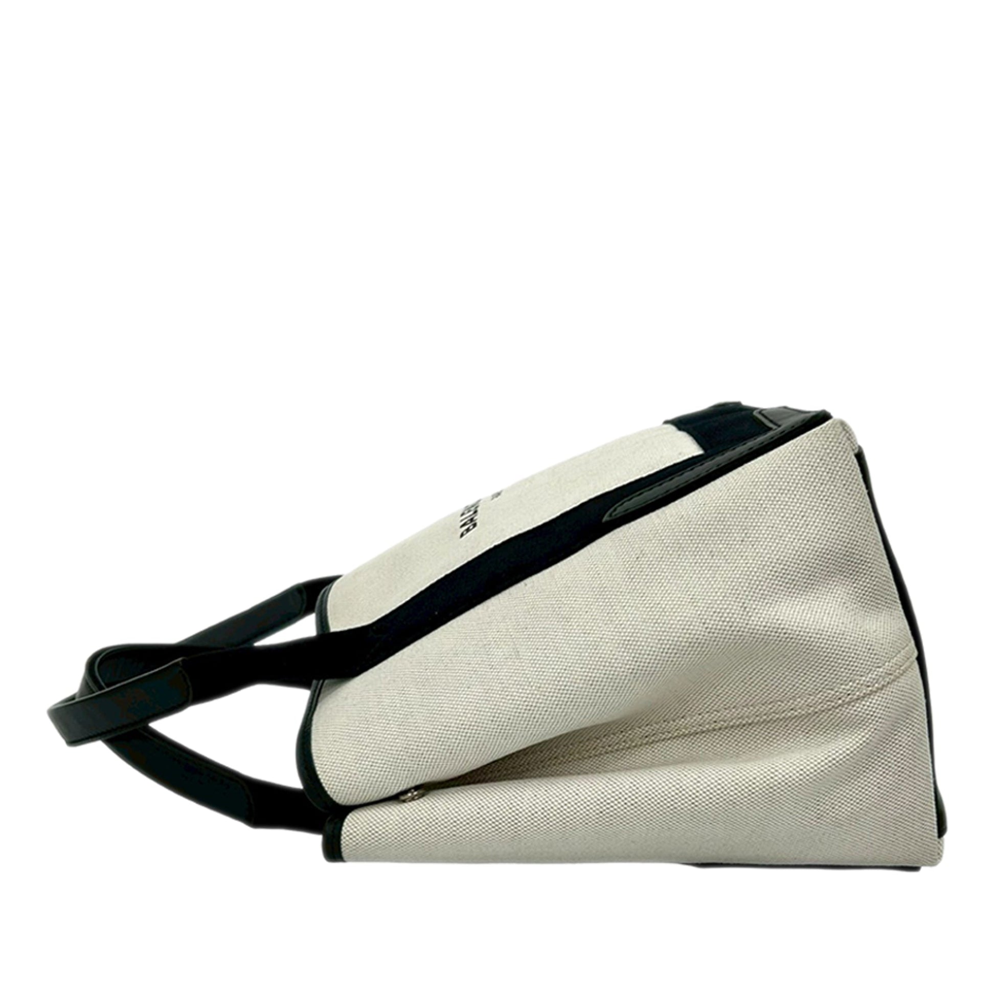 Balenciaga Canvas Navy Cabas Tote S