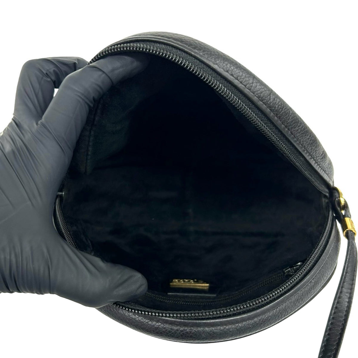 Gucci Calfskin Interlocking G Round Crossbody