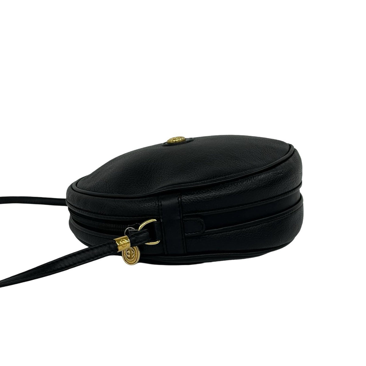 Gucci Calfskin Interlocking G Round Crossbody