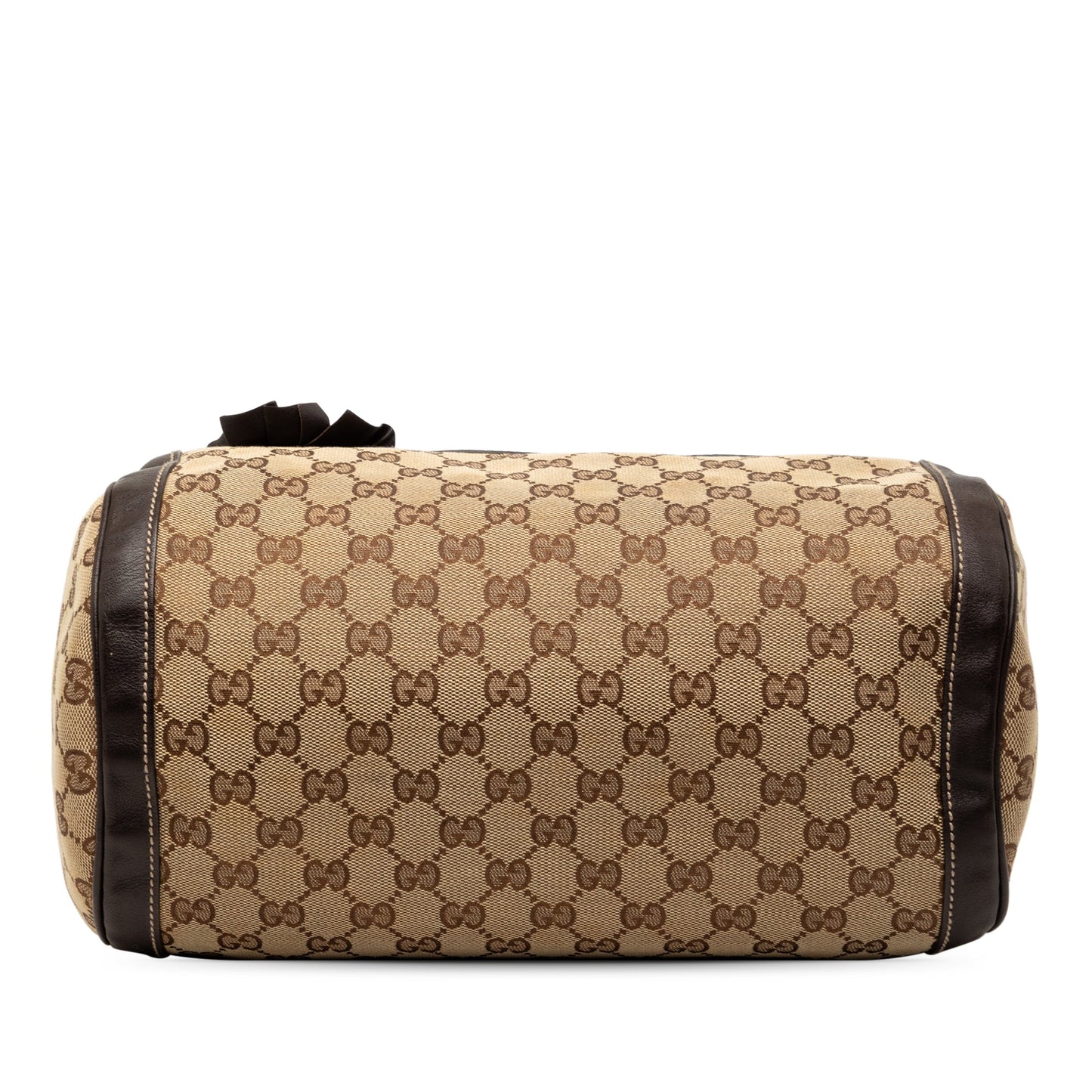 Gucci GG Canvas Trophy Boston Bag