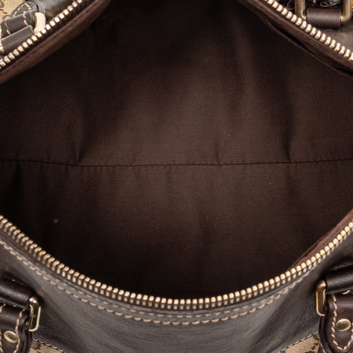 Gucci GG Canvas Trophy Boston Bag