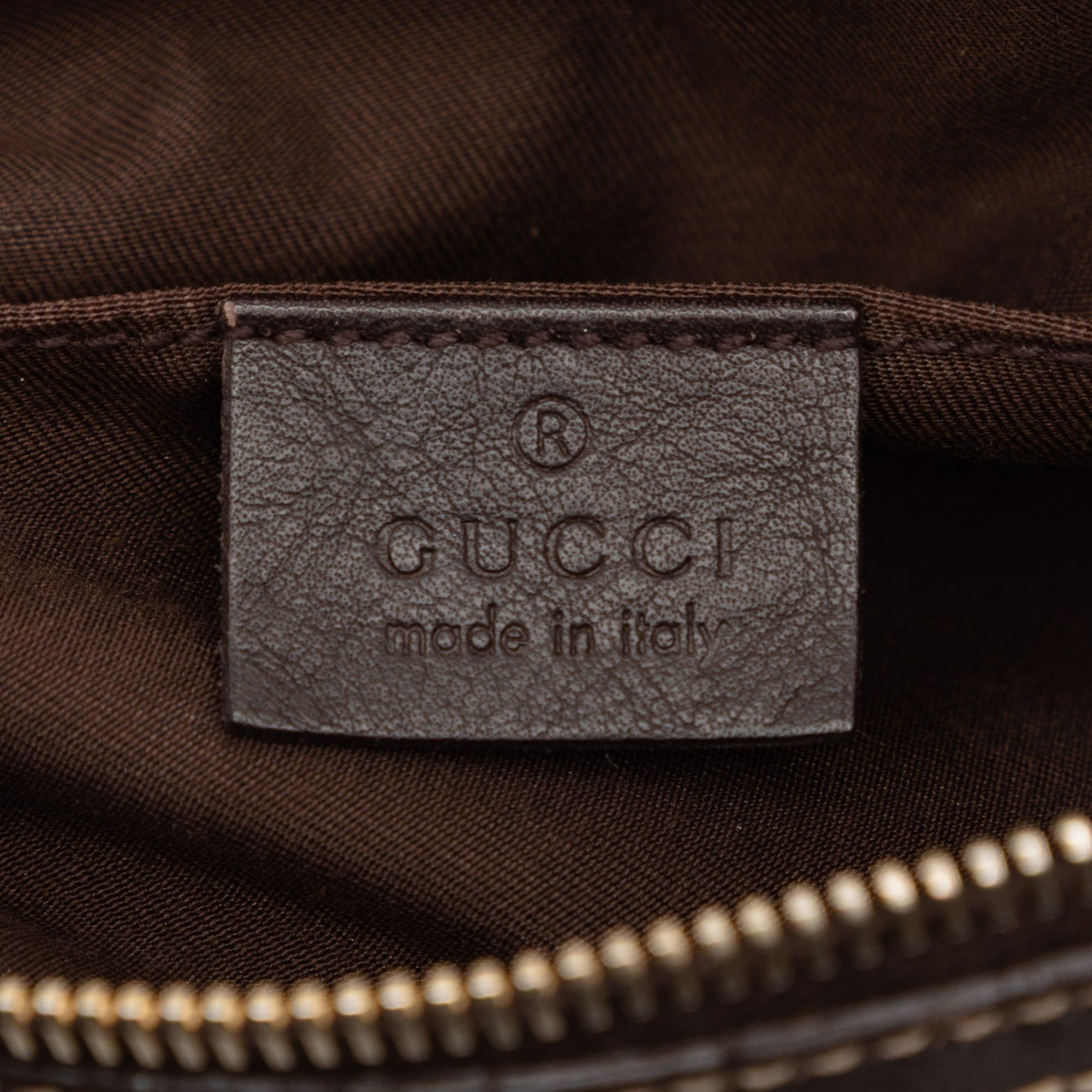 Gucci GG Canvas Trophy Boston Bag