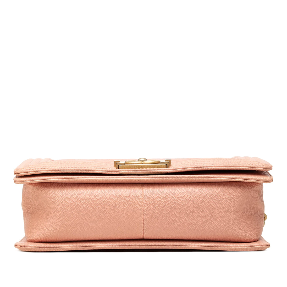 Chanel Old Medium Quilted Caviar Boy Flap — Pink