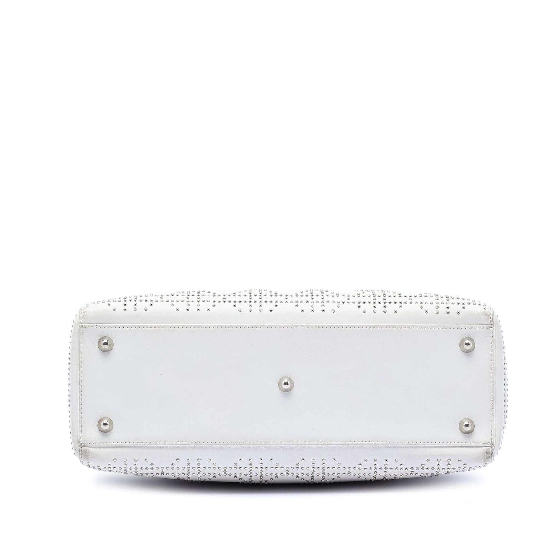 Dior Large Calfskin Cannage Studded Lady Dior