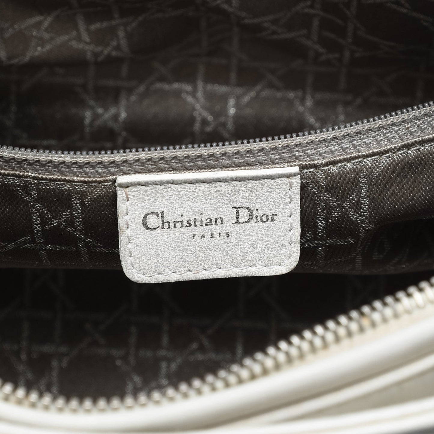 Dior Large Calfskin Cannage Studded Lady Dior