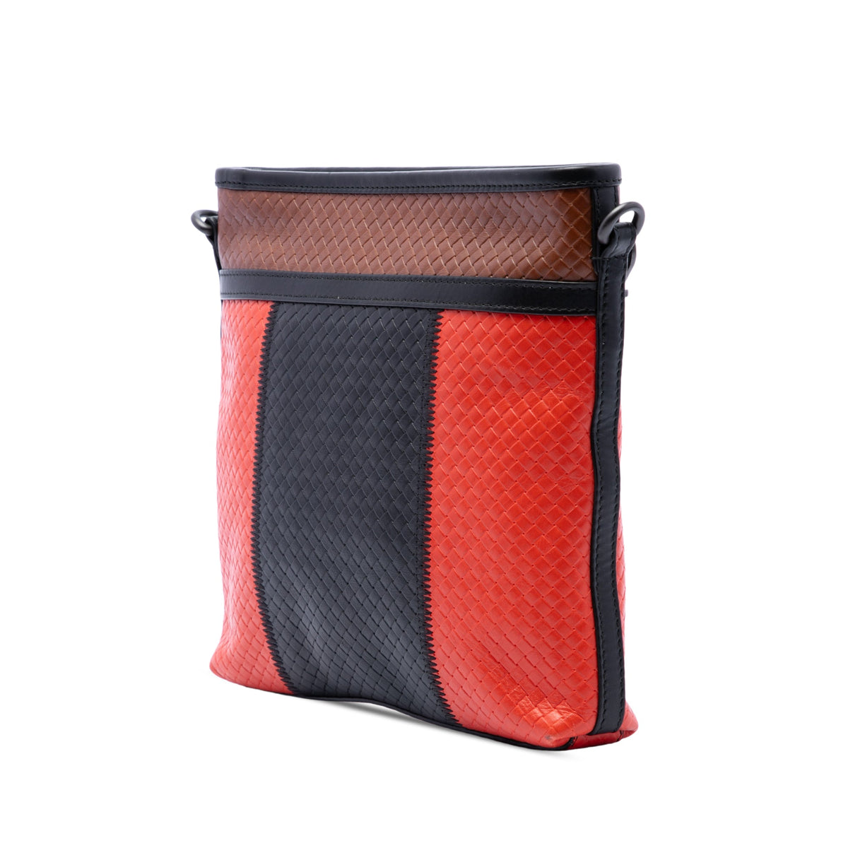 Bottega Veneta Tricolor Nappa Intrecciato Crossbody