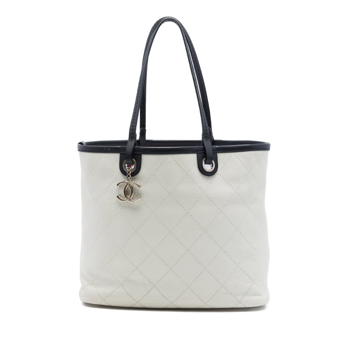 Chanel Quilted Caviar Shopping Fever Tote