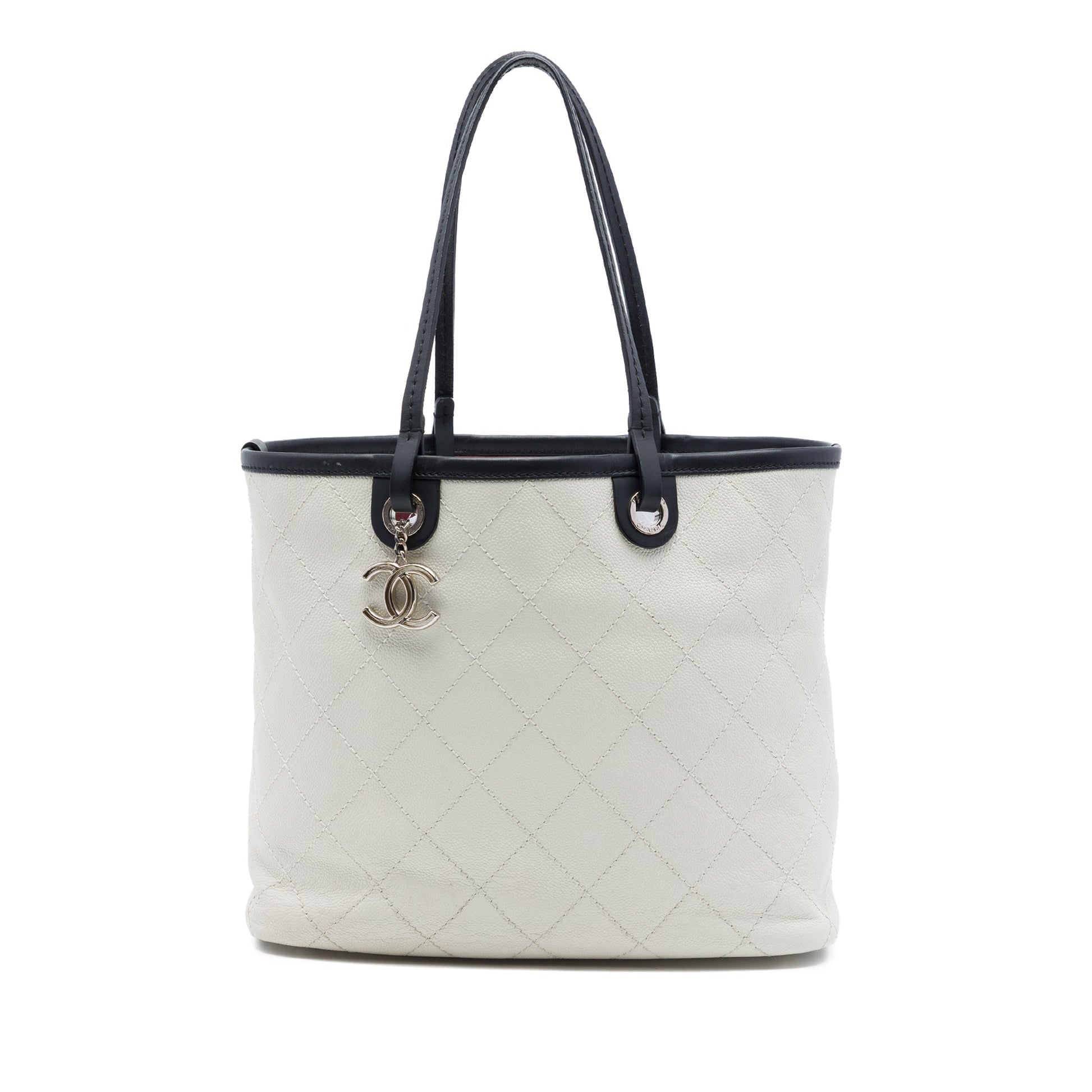 Chanel Quilted Caviar Shopping Fever Tote